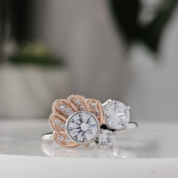 Disney The Little Mermaid Ariel Shell ring, 925 Sterling Silver - Picture 2 of 5